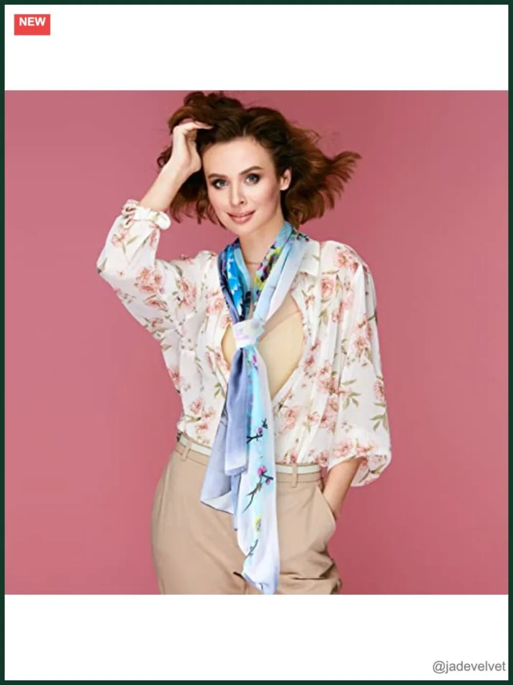 12 Pack Floral Print Fashion Scarves for Women Lightweight Georgette Shawl
